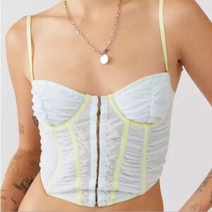 Urban Outfitters Marie Ruched Modern Love Corset